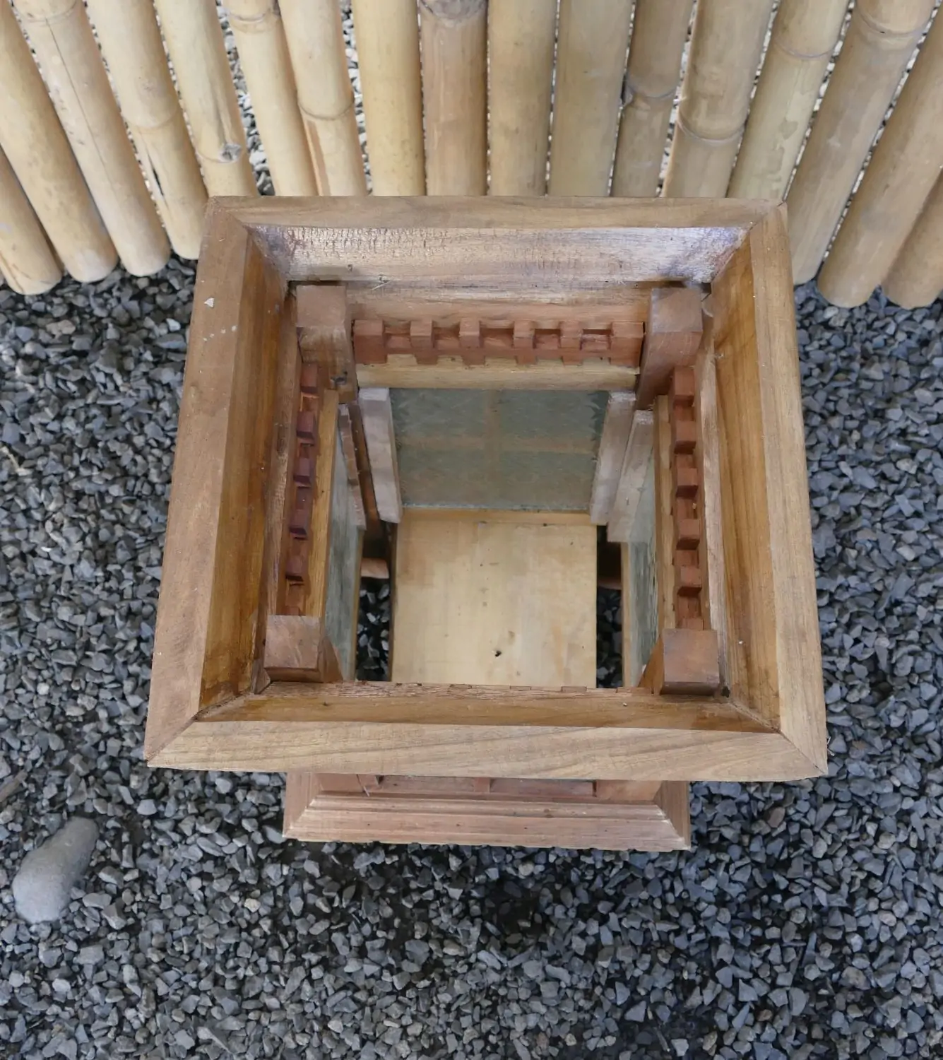  Product image 8 of the product “Japanese style garden lantern Fukui made of Bangkirai hardwood ”